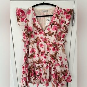 Abercrombie floral printed dress